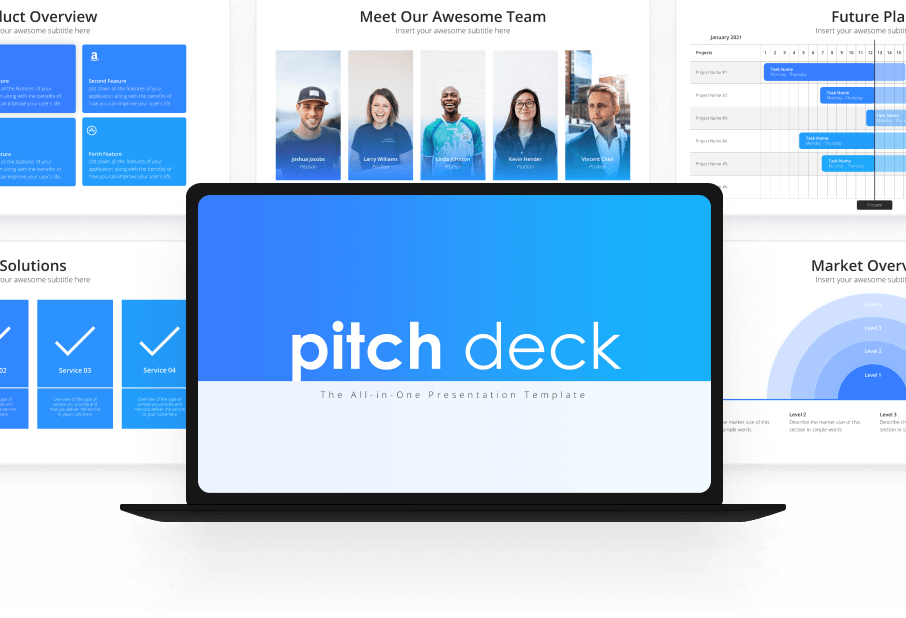 490+ Real Startup Pitch Decks That Raised Millions