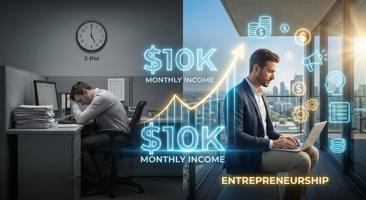 Strategies to Achieve a $10K Monthly Income and Transition from Your Day Job to Entrepreneurship