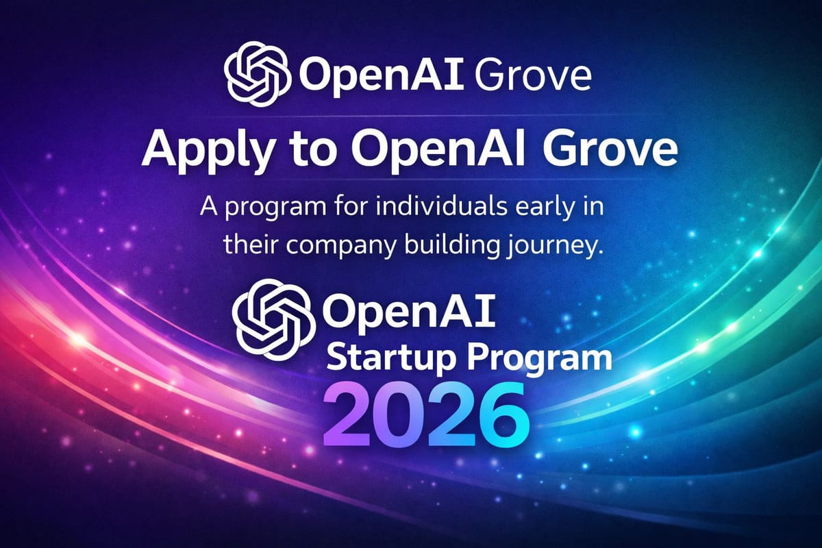 🌱OpenAI Startup Program 2026