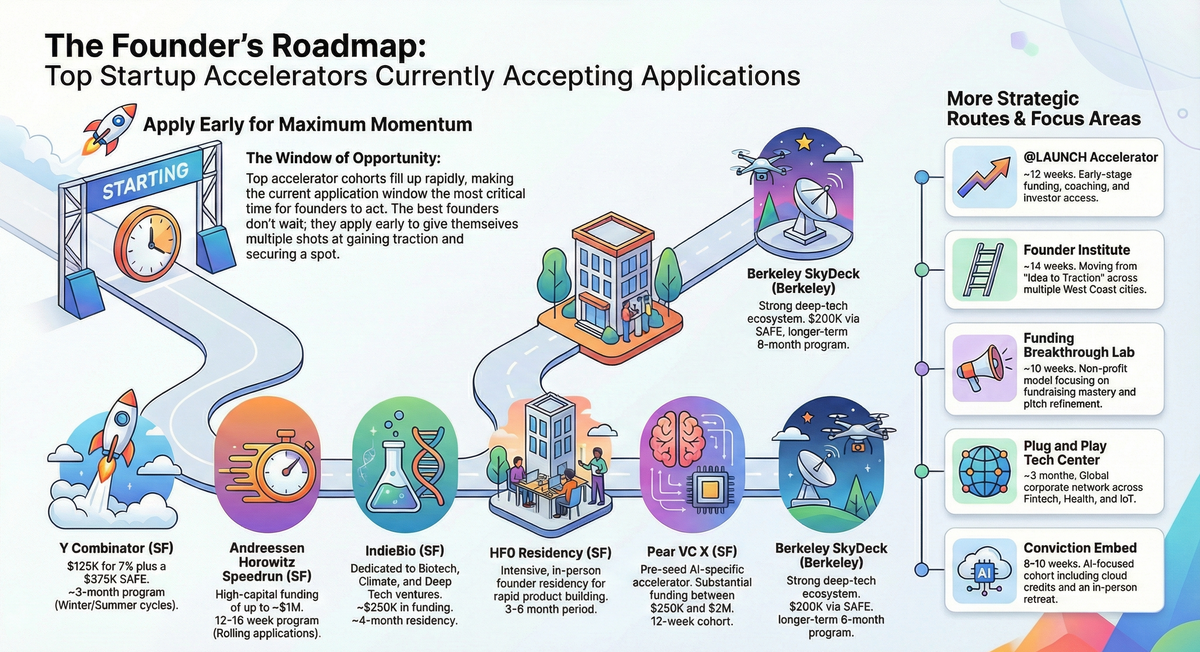 Best Startup Accelerators Accepting Applications Right Now (No Hype, Just Facts)
