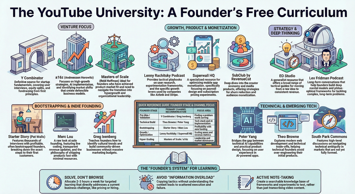 🚀14 Must-Follow YouTube Channels for Startup Founders