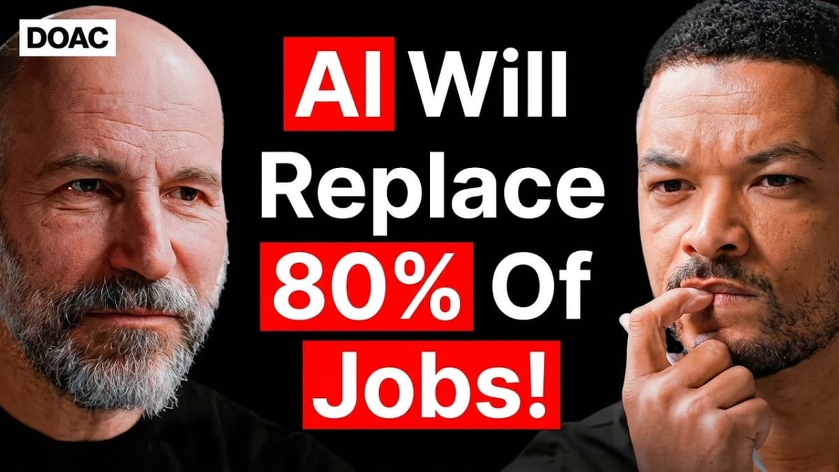 🔥AI Will Replace 9.4 Million Jobs At Uber!