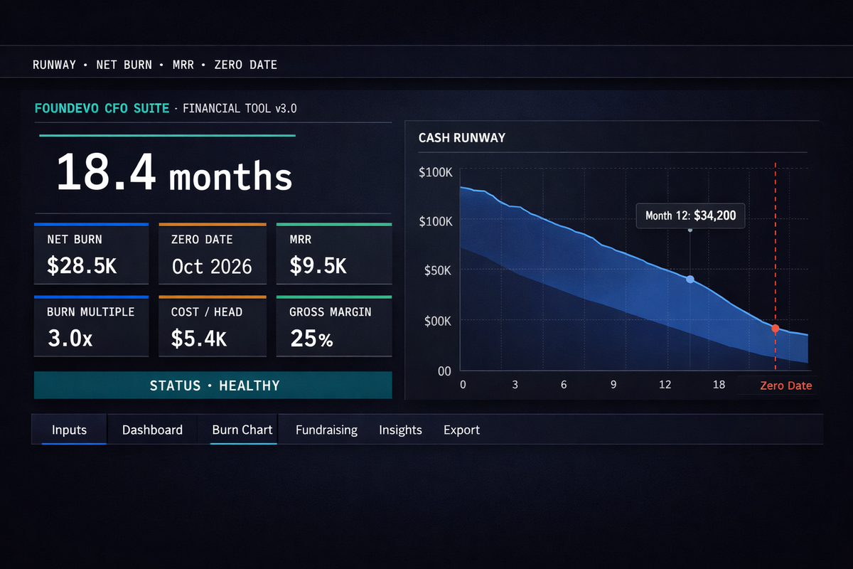 How Many Months Until Your Startup Runs Out of Money?