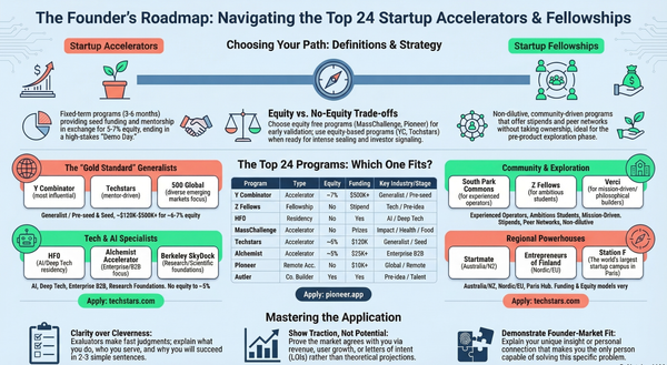 24 Best Startup Accelerators and Fellowships for Founders